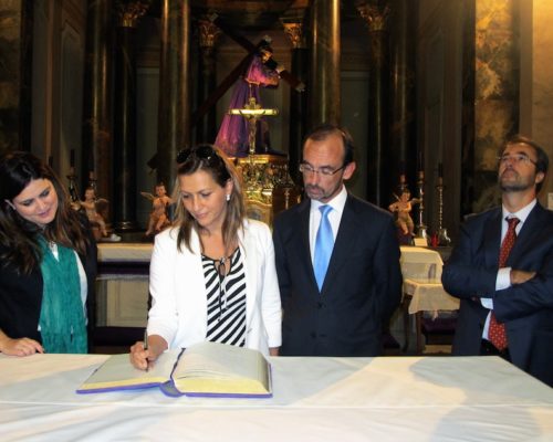 Visita de la directora de ProMéxico para la Península Ibérica, Ximena Caraza y del presidente de Cofides, Salvador Marín